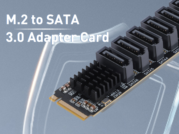 Amazon.co.jp: Gugxiom M.2 - SATA3.0 アダプターカード、6Gbps