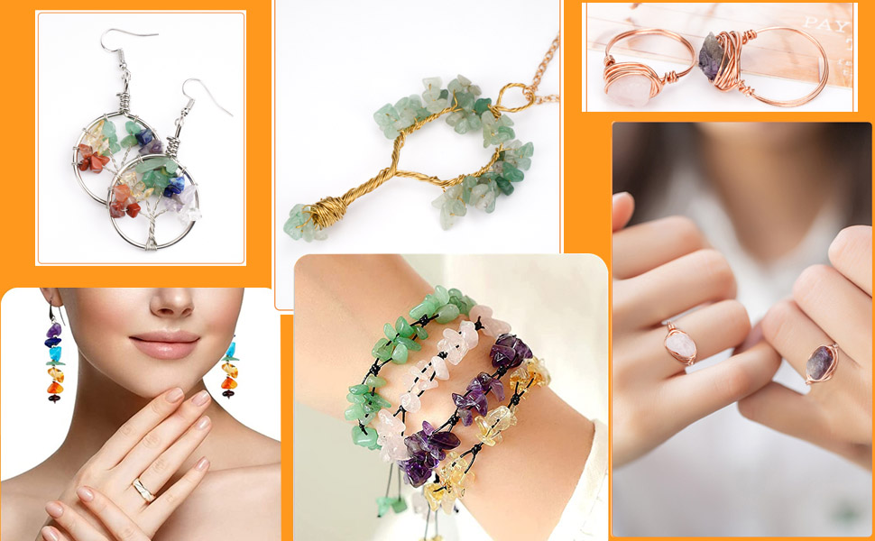 Aotiyer Jewelry Making Kit with 28 Colors Crystal Beads