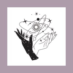 light and shadow illustration of hands