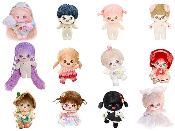 アイドル NANON PLUSH DOLL Amazon.com: niannyyhouse 20cm Plush Doll Long Hair Girl