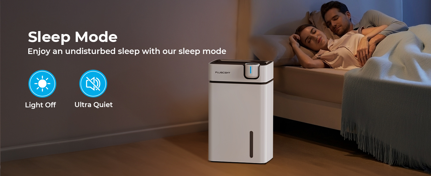 Quiet Dehumidifiers For Home Bedroom with sleep mode