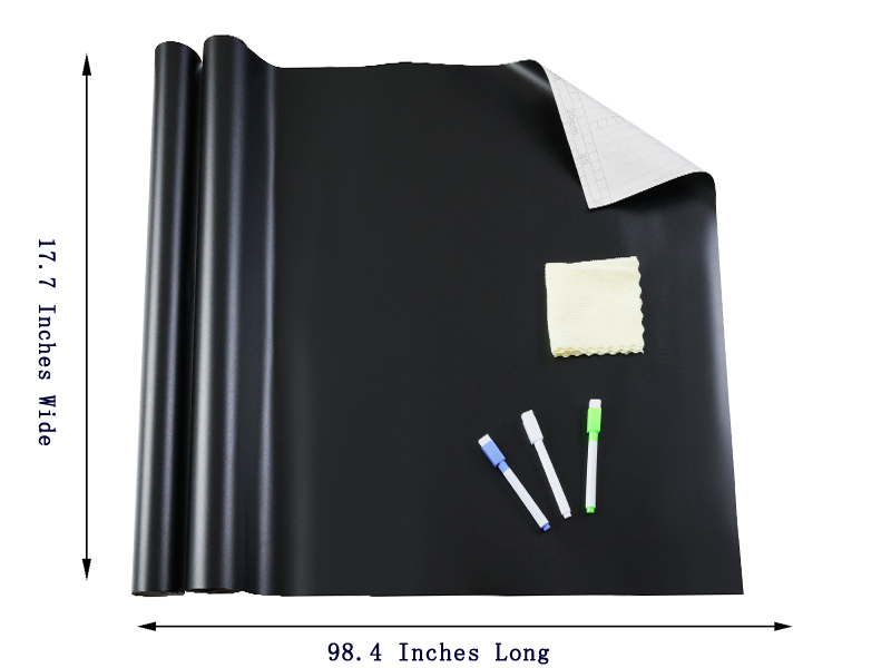 Bloss Chalkboard Wallpaper Peel and Stick, 17.7×98.4 Inch