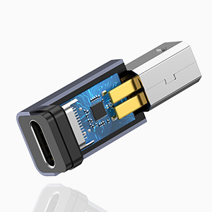 Adaptador de presión USB C a USB B 2.0.