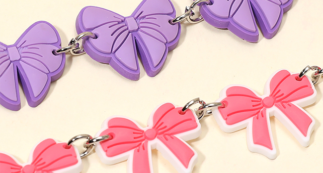 flower bow shoe chains