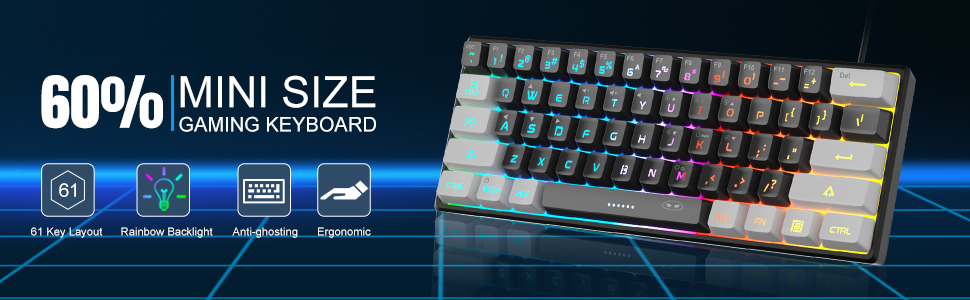 60 percent gaming keyboard