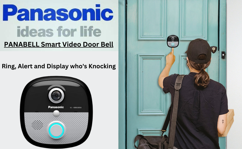 Panasonic Smart Wireless Video Door Bell (Video Door Bell) 1080P