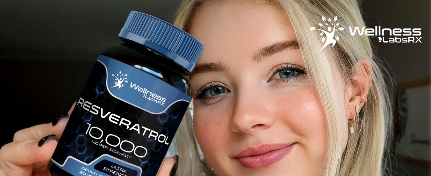 Resveratrol 1000mg Organic Capsules 120 Count Japanese