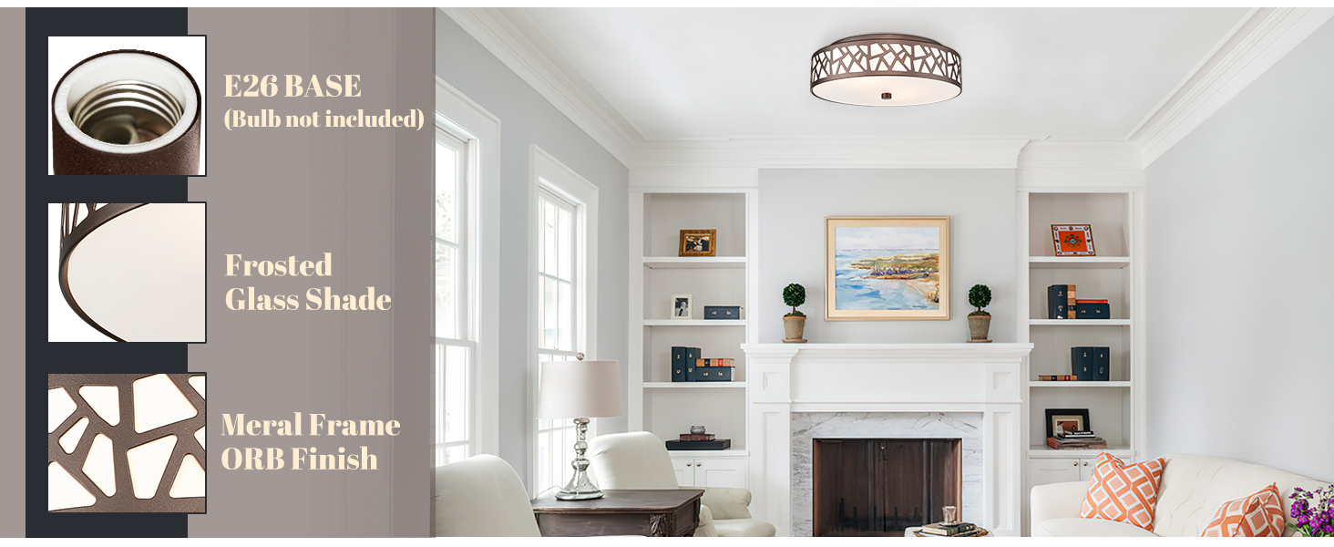12" hallway light flush mount light fixture bronze vintage flush mount ceiling light