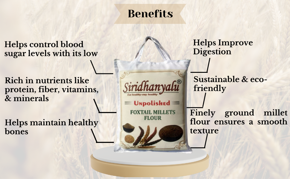 Siridhanya Unpolished & Organic Millet Flour SPN-UOA6AC