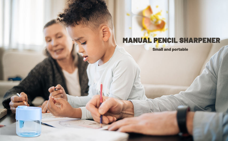 Golcellia 3 PCS Pencil Sharpeners, Colored Pencil