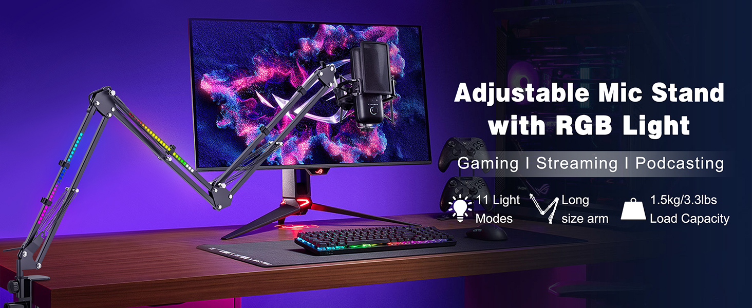 boom arm mic stand