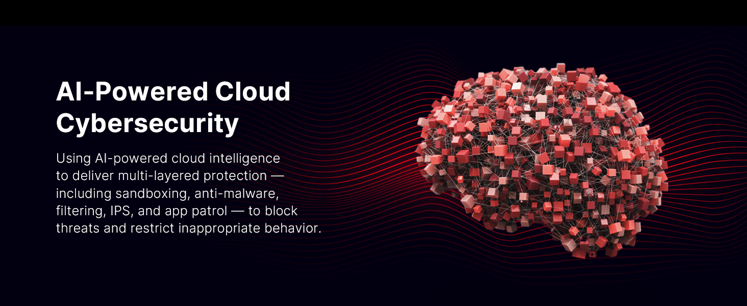 Zyxel USGFLEX100H ZyWALL High Speed Cyber Security Firewall | 1-Year UTM Security Pack | VPN | Business Class | Up to 50 Users | Nebula Cloud Option