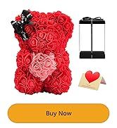 just for you bear flowers, box of roses, valentines day roses, dose of roses, teddy bear bouquet,