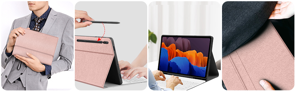 Keyboard Case for Galaxy Tab S7+ 12.4" 2020