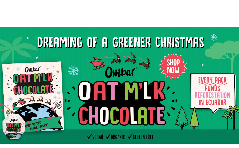 OMBAR Vegan Chocolate Oat M #39 lk Christmas Advent Calendar 25 x 5g OMBAR Vegan Chocolate Oat M #39 lk Christmas Advent Calendar 25 x 5g