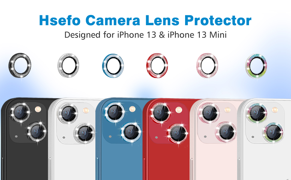 Hsefo for iPhone 13 Mini & iPhone 13 Camera Lens Protector