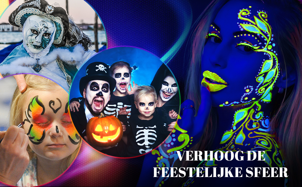 fluorescerende schmink