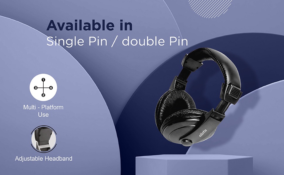 Adjustable headband ensures comfort for long use . It can be used on multi platforms