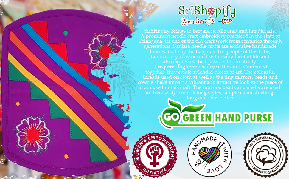 srishopify handicrafts Traditional Combo Purse , SPN-MX9E8