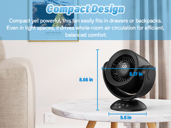 扇風機・サーキュレーター Model No.EL107 12inch l Desk Fan Amazon.com: Dreo 11.8