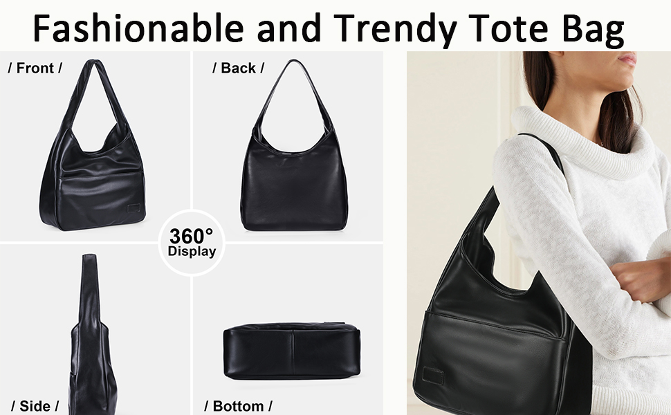 black tote bag