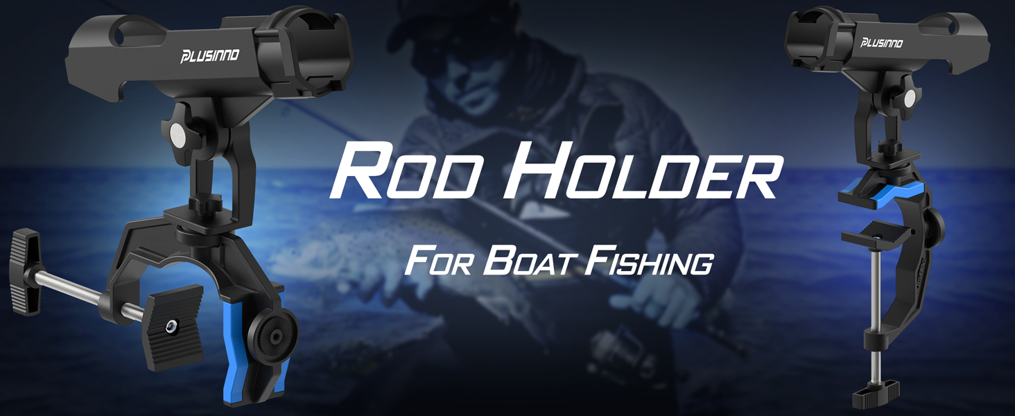 PLUSINNO Fishing Rod Holders for Boat, Upgraded Fishing Rod