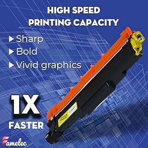 4 Pack TN227BK High Yield Black Toner Cartridge