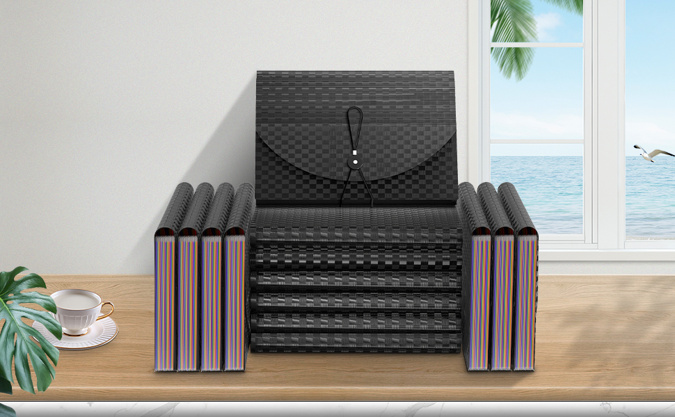 Upgraded Accordion File Organizer Expanding File Folders