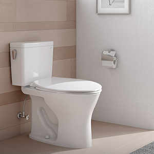 LemoTech Elongated Family Toilet Seat with Built-in Potty Training Seat