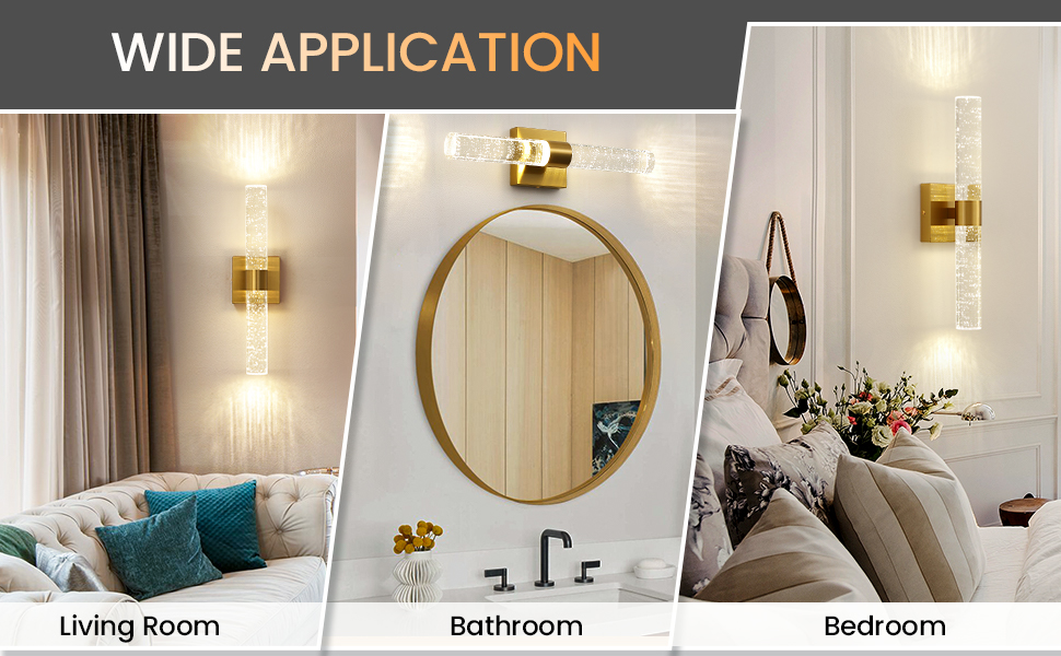 gold sconce