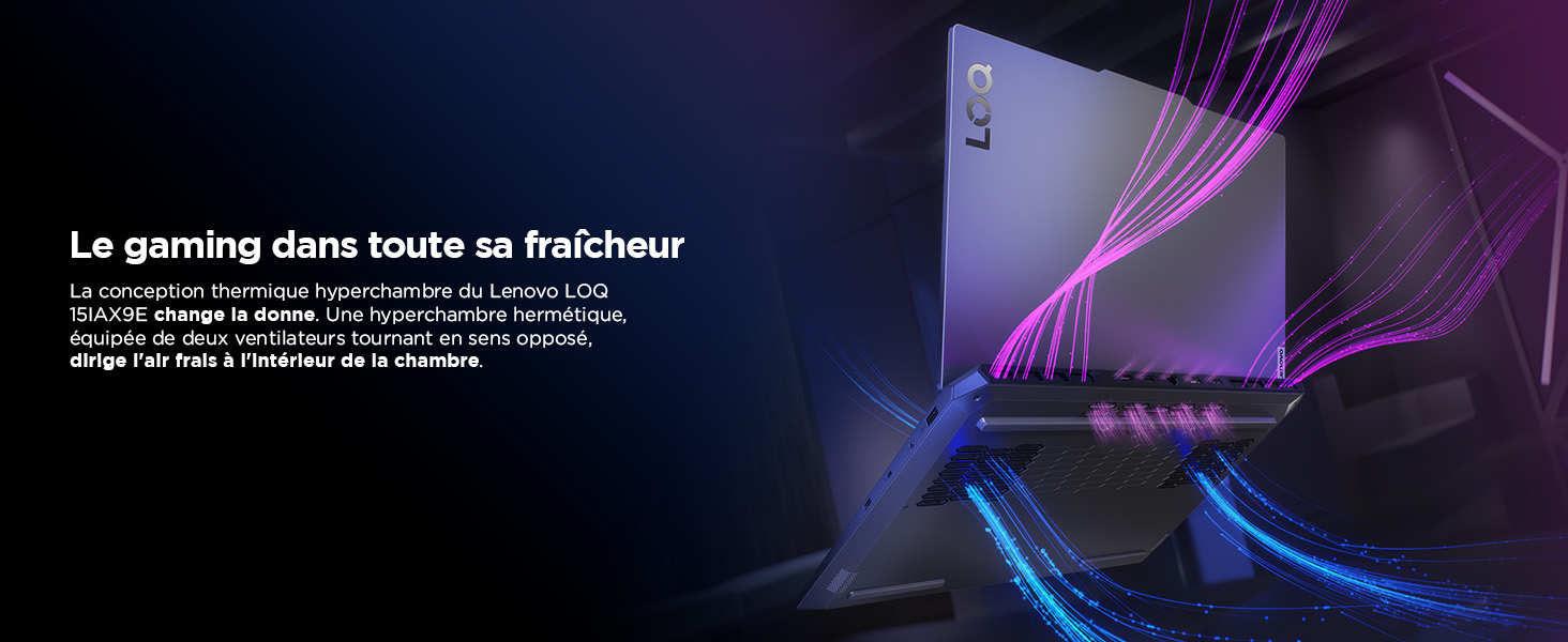 Lenovo LOQ 15IAX9E - Ordinateur Portable Gaming 15.6'' FHD 144Hz