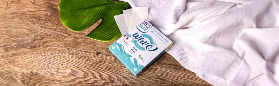 wave washing laundry detergent sheets