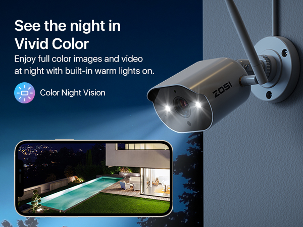 See the night in Vivid Color 
