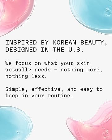 inspired by korean beauty, designed in the US