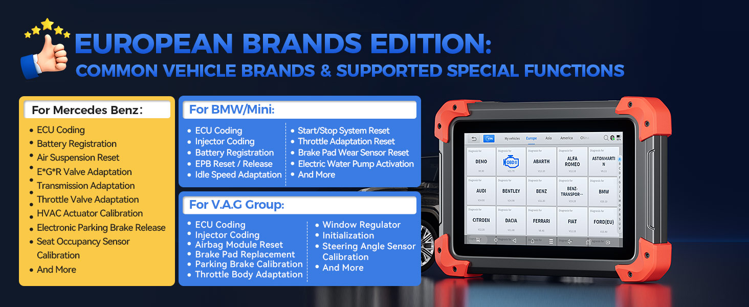 bmw obd2 scanner scan tool for all vehicles for vw for benz