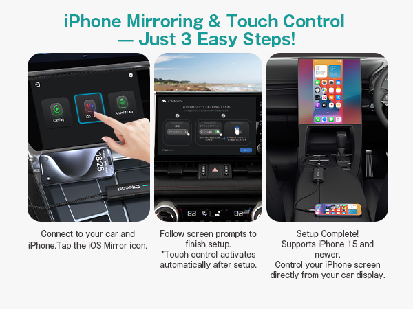 Ottocast MirrorTouch CarPlay ミラータッチ Mirror Touch Wireless CarPlay Adapter