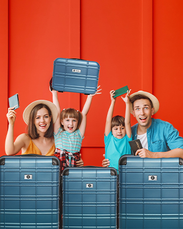 4 piece luggage sets