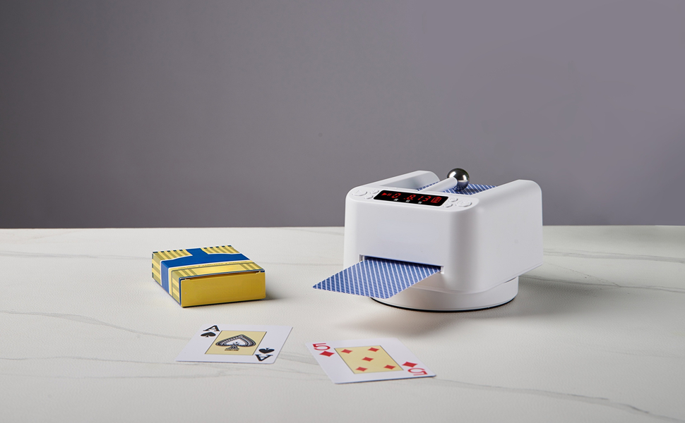 CUIYKAI Automatic Poker Card Dealer Machine RotatingFast