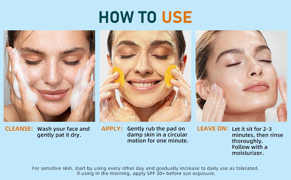 Turmeric Kojic Acid Cleansing Pads