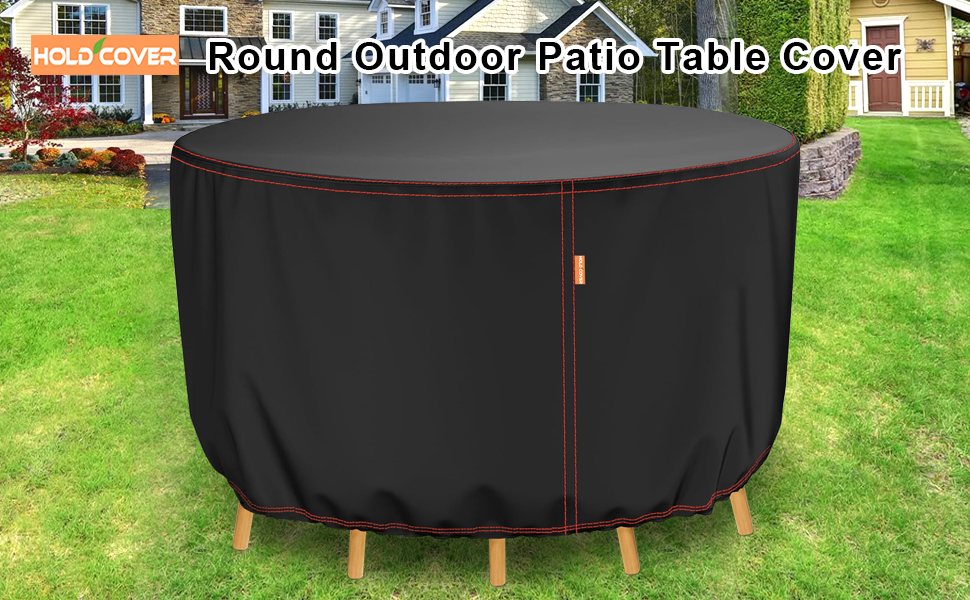 Round Patio Furniture Cover, Patio Furniture Covers Waterproof, Heavy