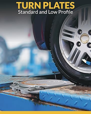 wheel alignment turn plates