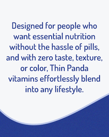 Thin Panda Vitamins D3 healthy adults kids zen dietary supplement powder vegan organic