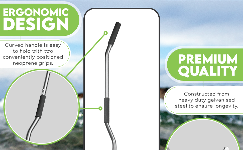 Constructed from heavy-duty galvanized steel to provide years of service