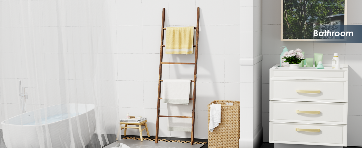 Delywh Blanket Ladder shelf rack