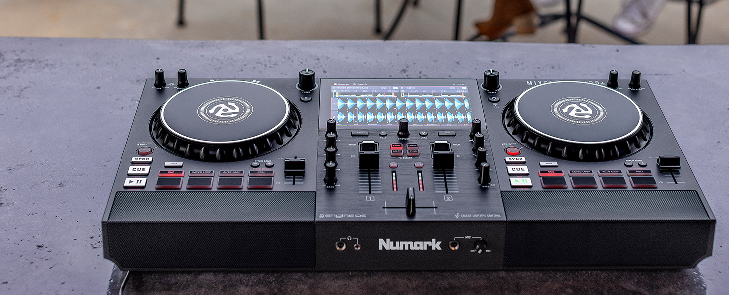 Numark Mixstream Pro+ Standalone DJ Controller, Amazon Music Unlimited