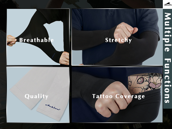 Mens Compression Arm Sleeves