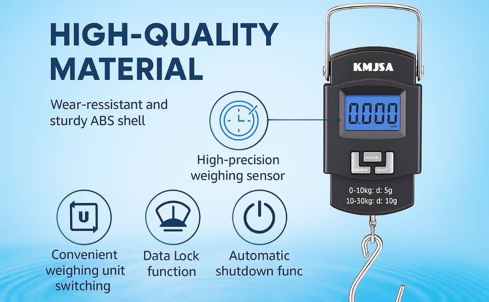 KMJSA Luggage Scale, High Quality, Durable Scale, Long Lasting, Premium Travel Weighing