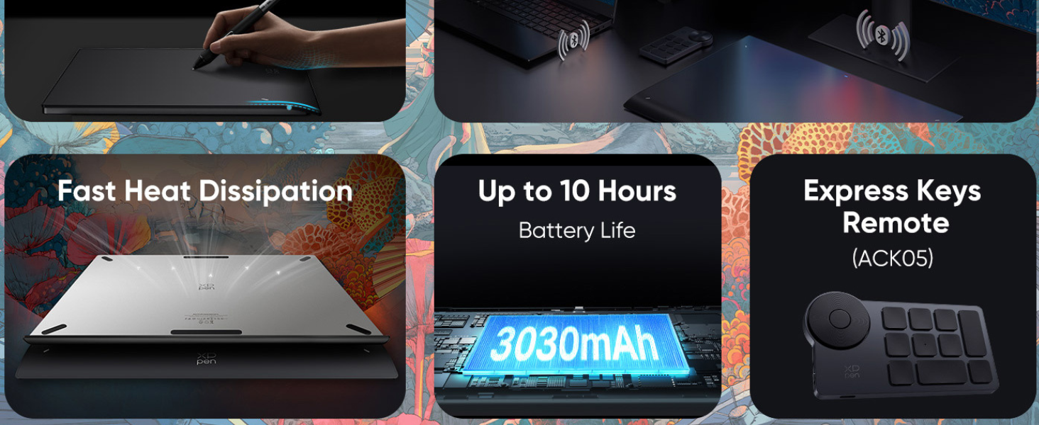 graphic tablet pentab pen tablet for online teaching for laptop drawing pad