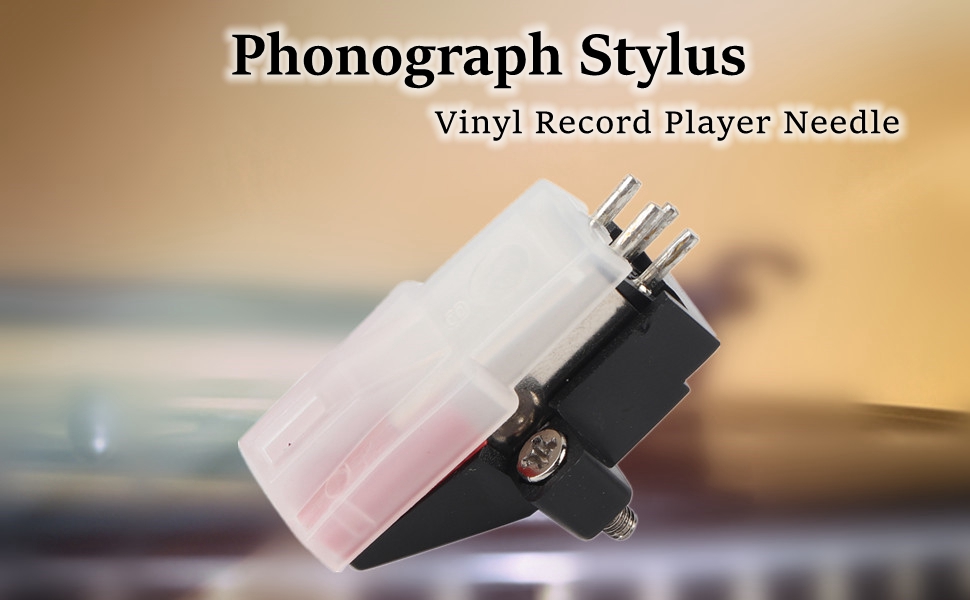 Q1 Phonograph Stylus, Red Diamond Moving Dual Stylus Needle