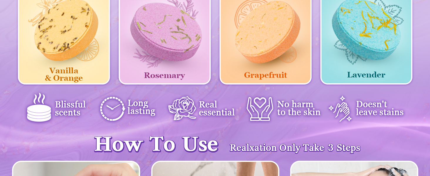 shower aromatherapy steamers